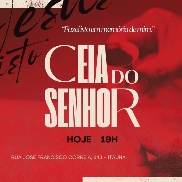Ceia do Senhor hoje a noite 

Venha adorar a Deus conosco.

#ceiadosenhor
#pibitaúna