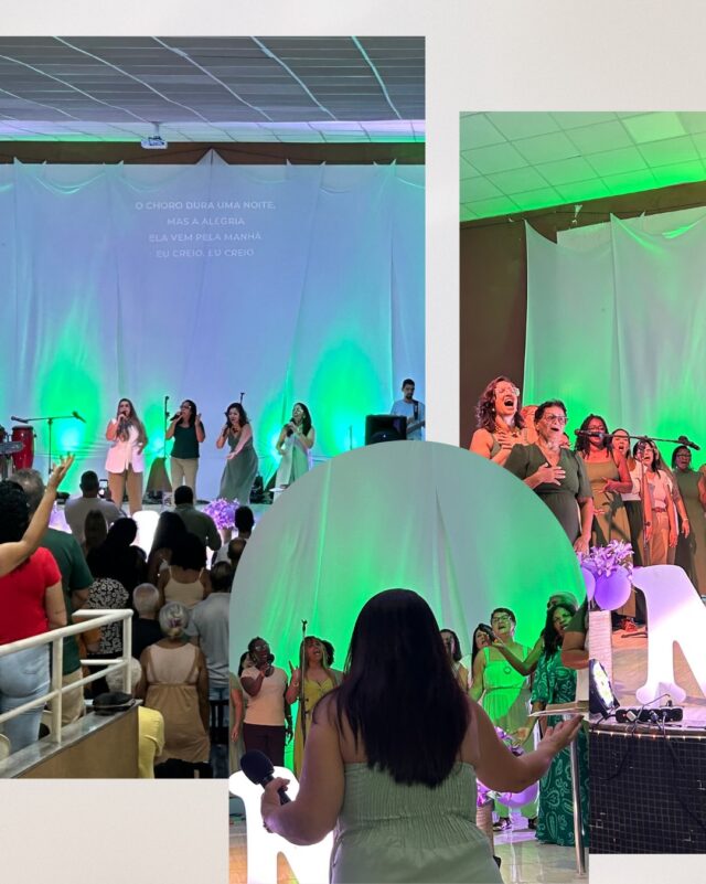 63 anos de comemoração Que noite abençoada! Nossas vozes se uniram em adoração, mas também em um propósito maior: proclamar as grandezas do Senhor e continuar anunciando aquilo que Ele tem feito. Somos mulheres chamadas para servir, para amar, para anunciar o Evangelho e para cumprir a missão que Deus colocou em nossas mãos. E esse desafio não termina em nós. Assim como tantas mulheres vieram antes e construíram um caminho de fé e serviço, também temos a responsabilidade de preparar outras mulheres para que estejam prontas para continuar essa obra. Que a nossa geração não seja lembrada apenas pelo que realizou, mas pelas mulheres que levantou, ensinou e inspirou a viver para Cristo. Seguimos juntas, adorando, servindo e preparando a próxima geração para esse tão grande desafio: continuar proclamando o Evangelho e cumprindo a missão.