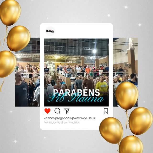 🎉✨ Dia 1° de maio é o aniversário da nossa igreja. Vamoscomemorar os 61 anos no dia 4 de maio, domingo! 
São 61 anos de história, fé e dedicação na missão de anunciar as Boas Novas nesta localidade!
A Primeira Igreja Batista de Itaúna, tem sido um farol de esperança, amor e transformação — e essa jornada continua!
🙌 Que venham muitos outros anos vivendo e compartilhando o evangelho de Cristo!
#pibitaúna #61anosdefé #igrejaviva #aniversáriopibitaúna #paraaglóriadedeus