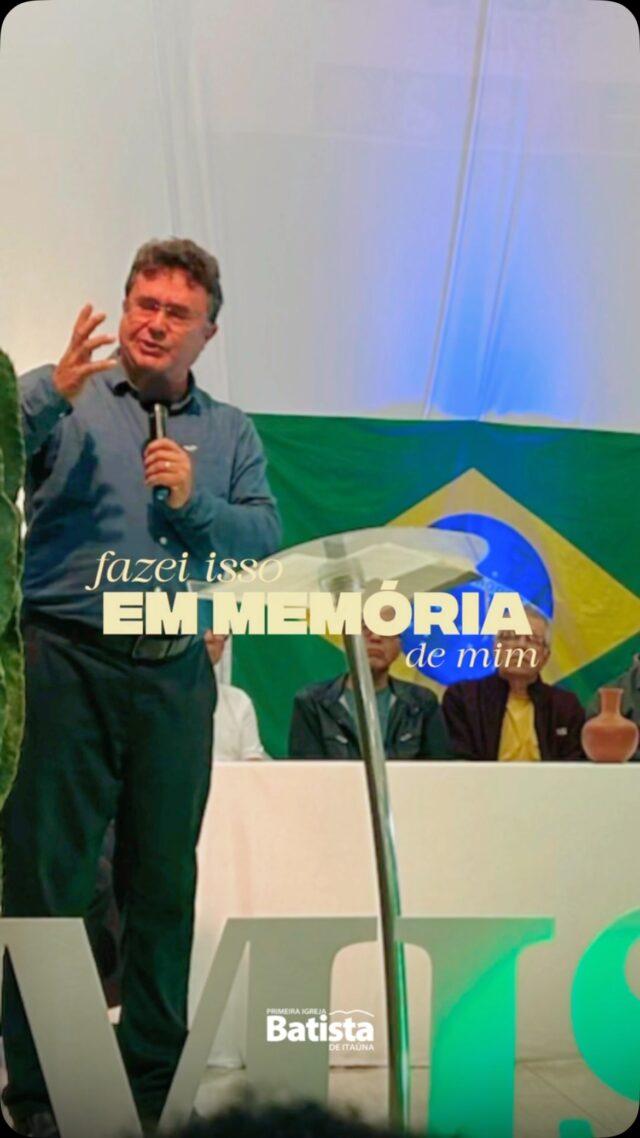 “Fazei isto em memória de mim.” O pão foi partido. O cálice foi servido. E, mais uma vez, fomos lembrados do preço da nossa redenção. Na Ceia, não celebramos apenas um momento, mas contemplamos o sacrifício de Cristo e somos chamados a examinar o nosso coração. Que o partir do pão nos leve ao arrependimento, que o cálice nos lembre da graça e que a memória de Jesus transforme a nossa caminhada. Cristo se entregou por nós. Que jamais nos esqueçamos disso. “Fazei isto em memória de mim.” — Lucas 22:19