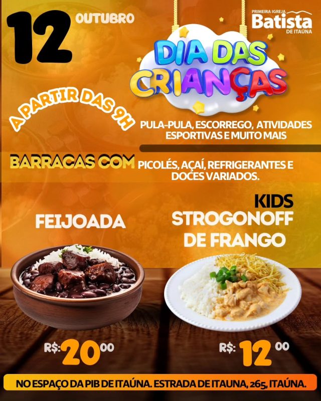 Aguardamos vc pra esse dia especial no Espaço Pibi!